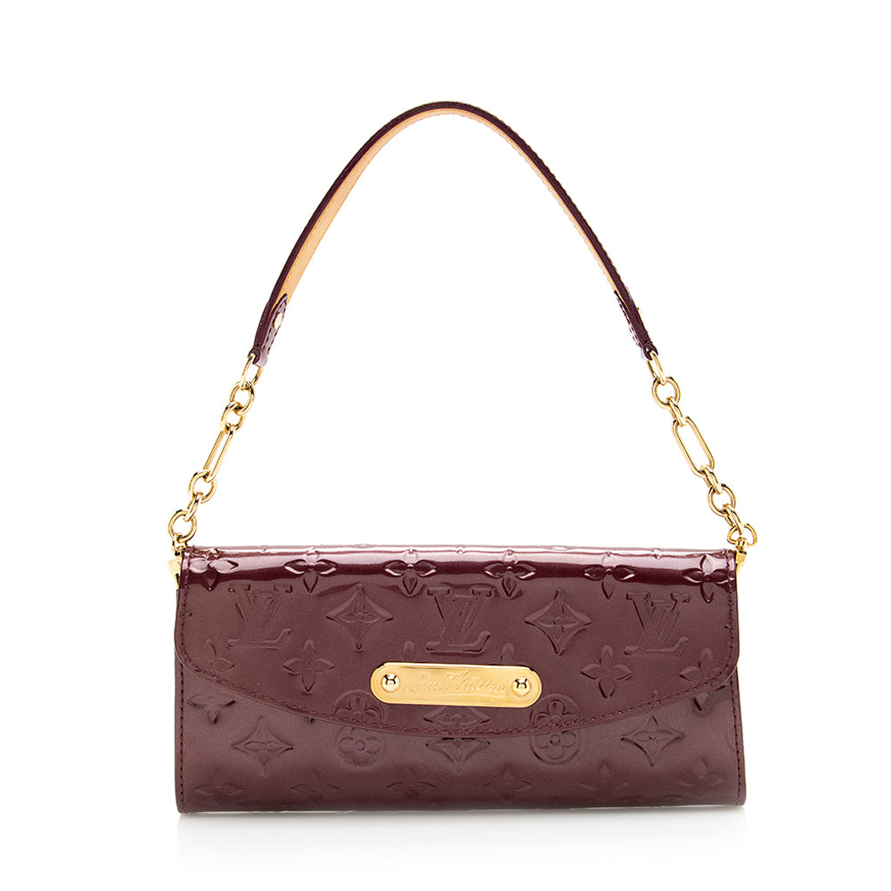 Louis Vuitton Vernis Sunset Boulevard Clutch (SHF-19813)