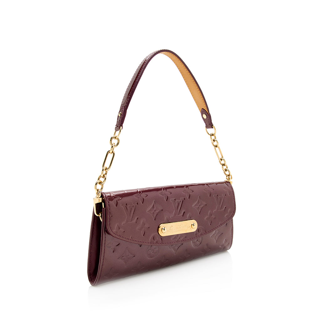 Louis Vuitton Vernis Sunset Boulevard Clutch (SHF-19813)