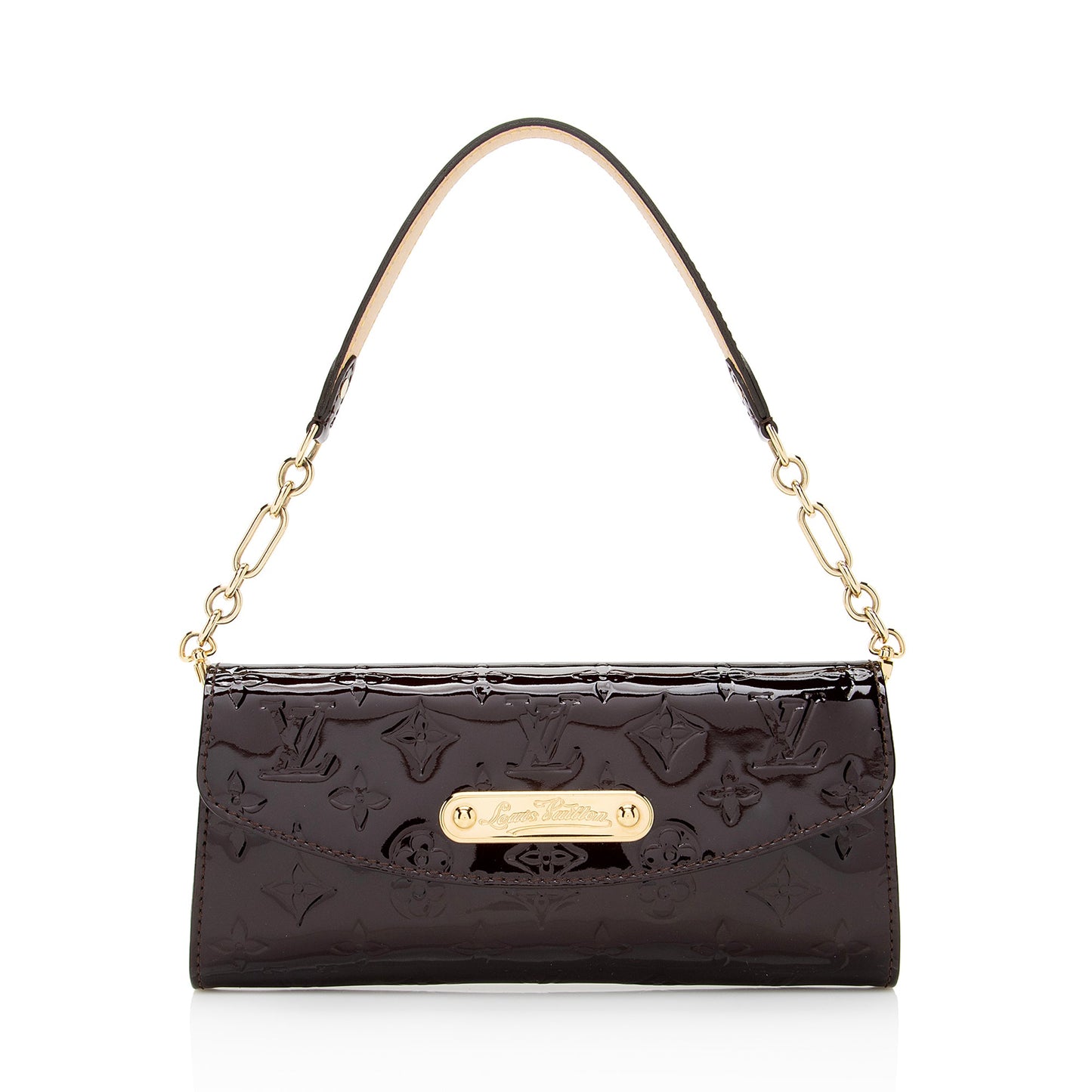 Louis Vuitton Vernis Sunset Boulevard Clutch (SHF-22418)