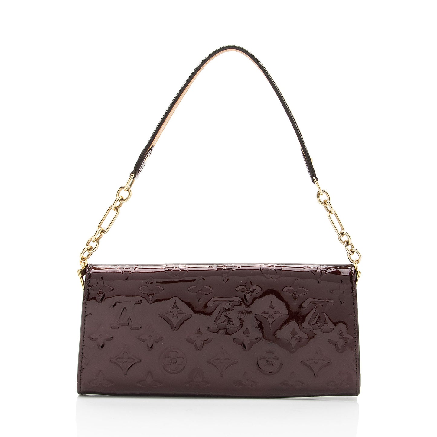 Louis Vuitton Monogram Vernis Sunset Boulevard Clutch (SHF-fbHptw)