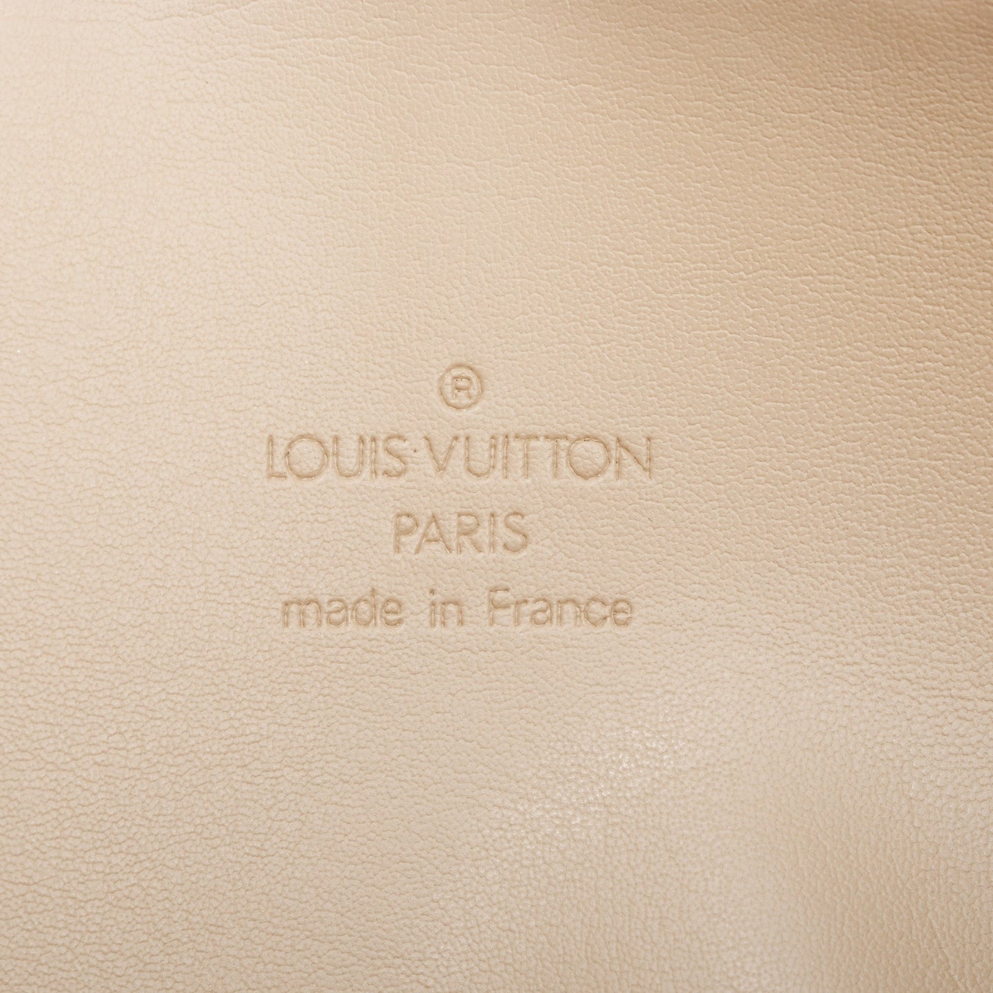 Louis Vuitton Vintage Beige Monogram Vernis Leather Bedford