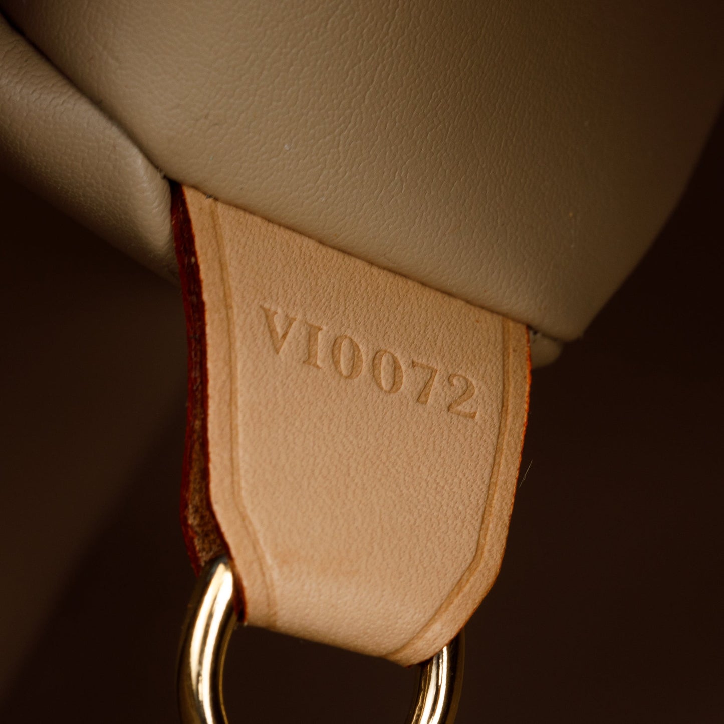 Louis Vuitton Vintage Beige Monogram Vernis Leather Bedford