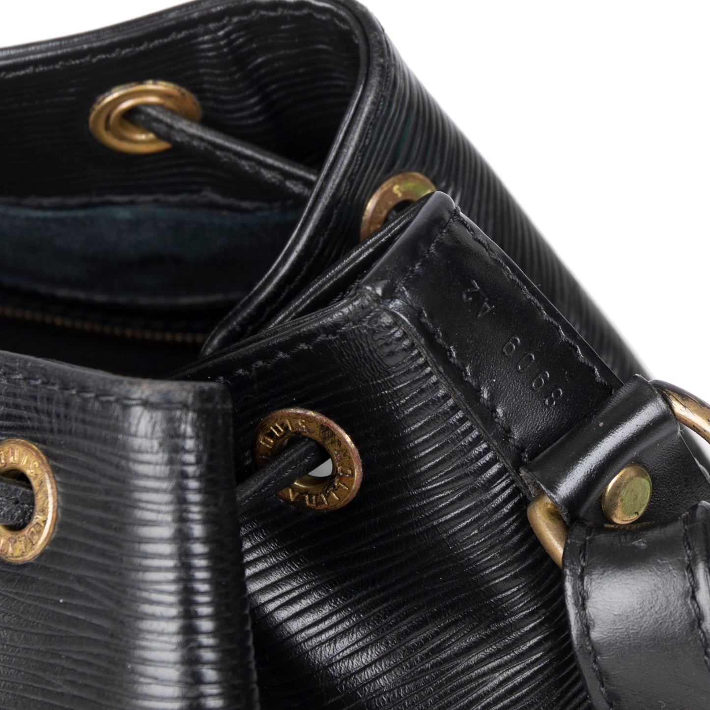 Louis Vuitton Vintage Black Epi Petit Noe Bag