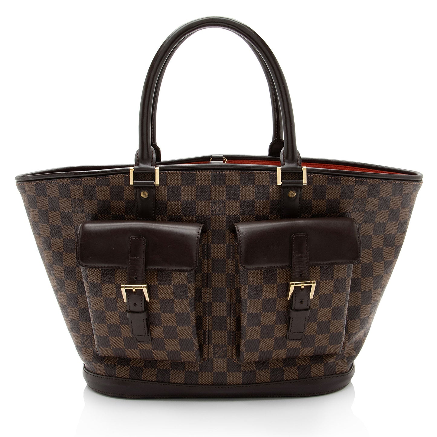 Louis Vuitton Vintage Damier Ebene Manosque GM Tote (SHF-G3eE2u)