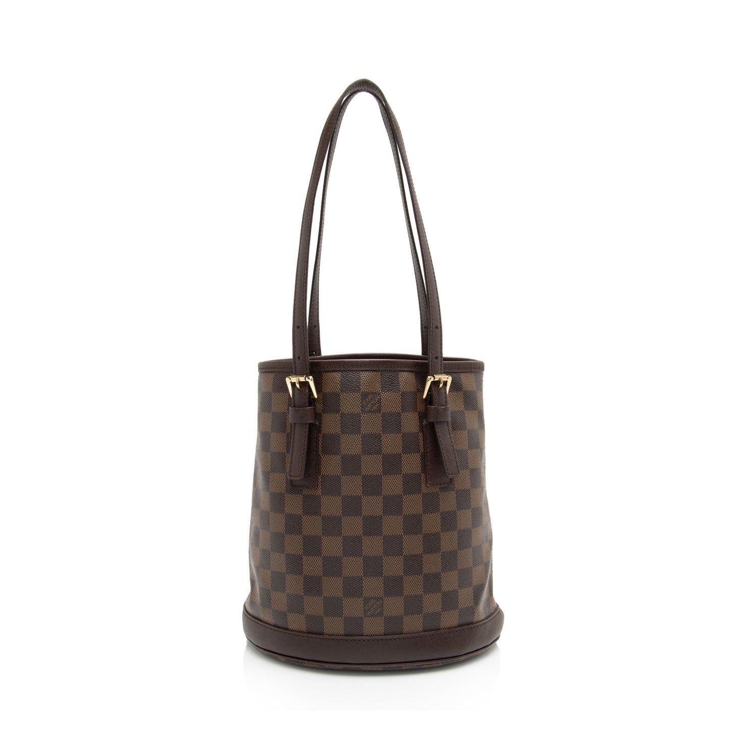 Louis Vuitton Vintage Damier Ebene Marais Bucket Tote (SHF-RnHIWY)