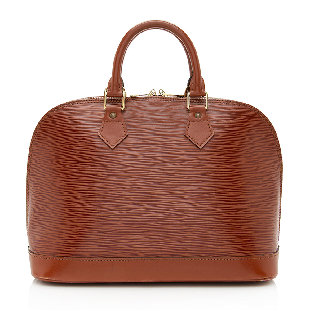 Louis Vuitton Vintage Epi Leather Alma PM Satchel (SHF-19832)