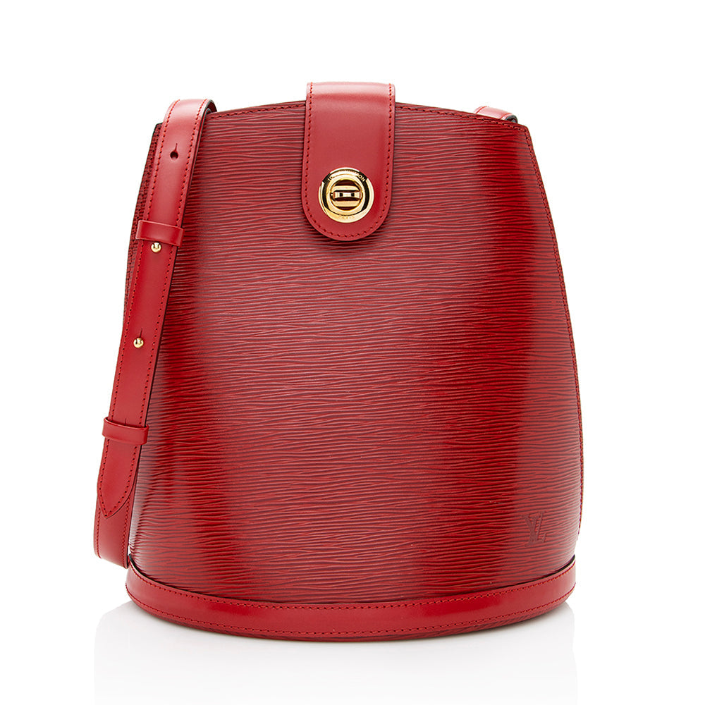 Louis Vuitton Vintage Epi Leather Cluny Shoulder Bag (SHF-19545)