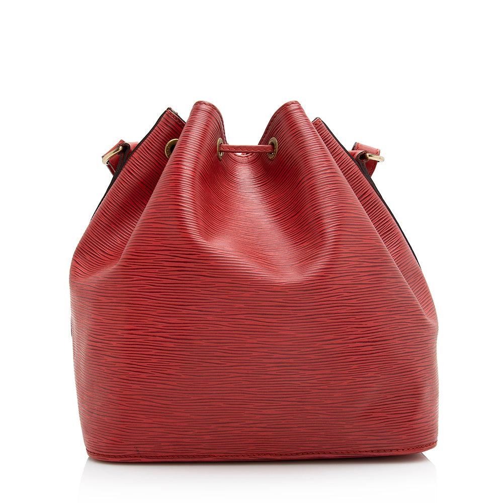 Louis Vuitton Vintage Epi Leather Petit Noe Shoulder Bag (SHF-21487)