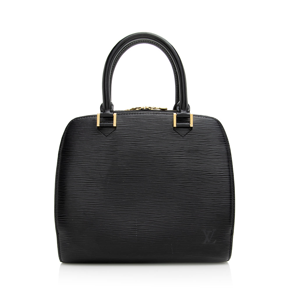 Louis Vuitton Vintage Epi Leather Pont Neuf Satchel (SHF-20435)