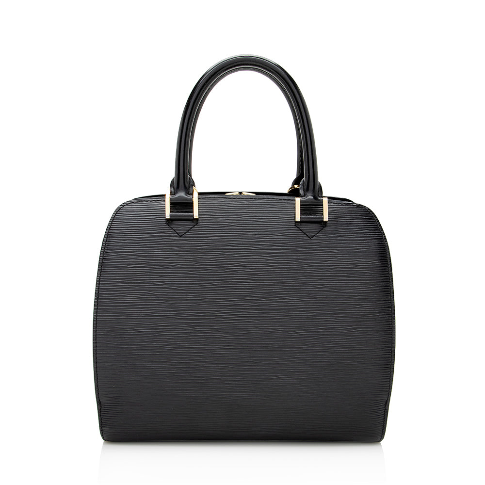 Louis Vuitton Vintage Epi Leather Pont Neuf Satchel (SHF-21501)