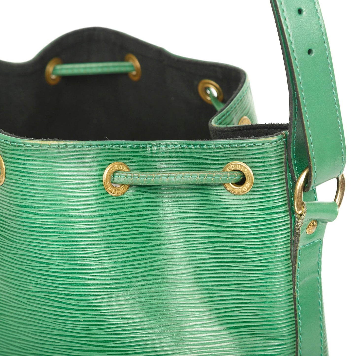 Louis Vuitton Vintage Green Epi Petit Noe Bag