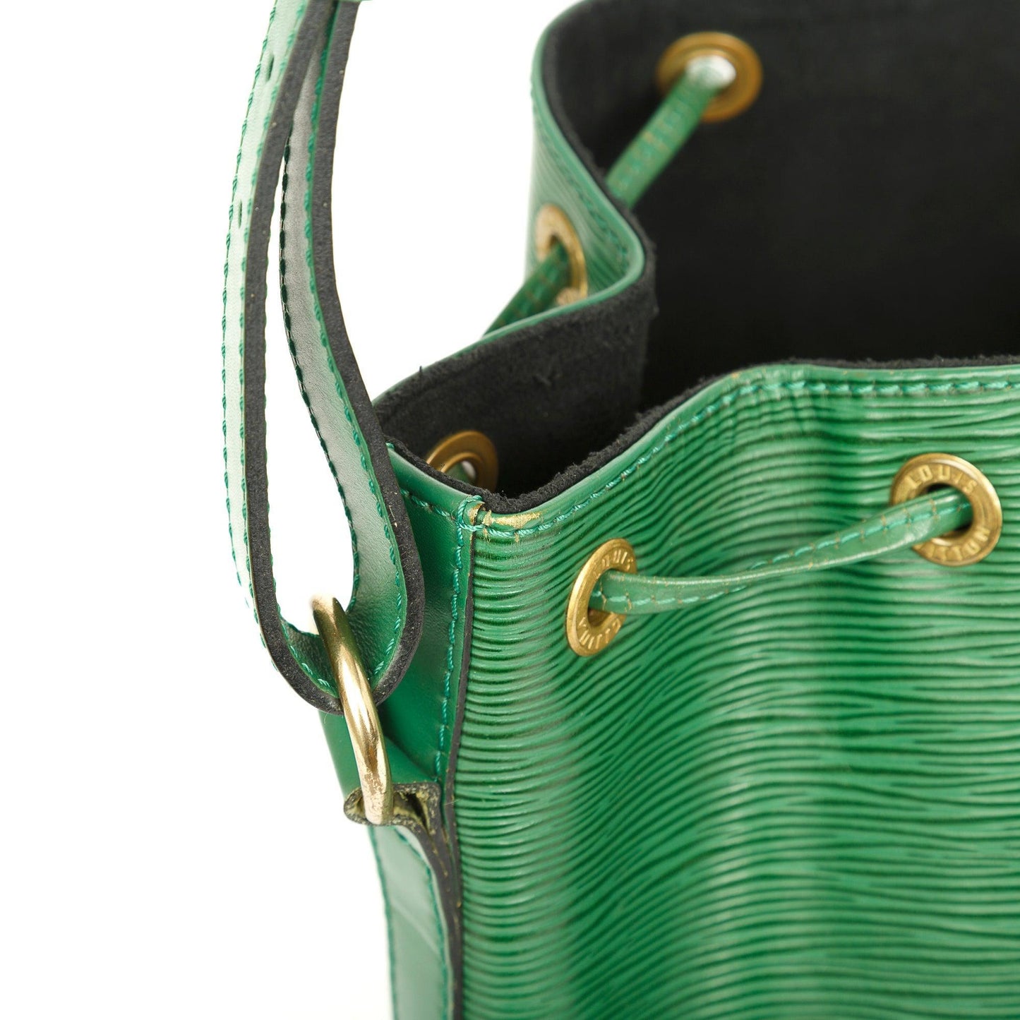 Louis Vuitton Vintage Green Epi Petit Noe Bag