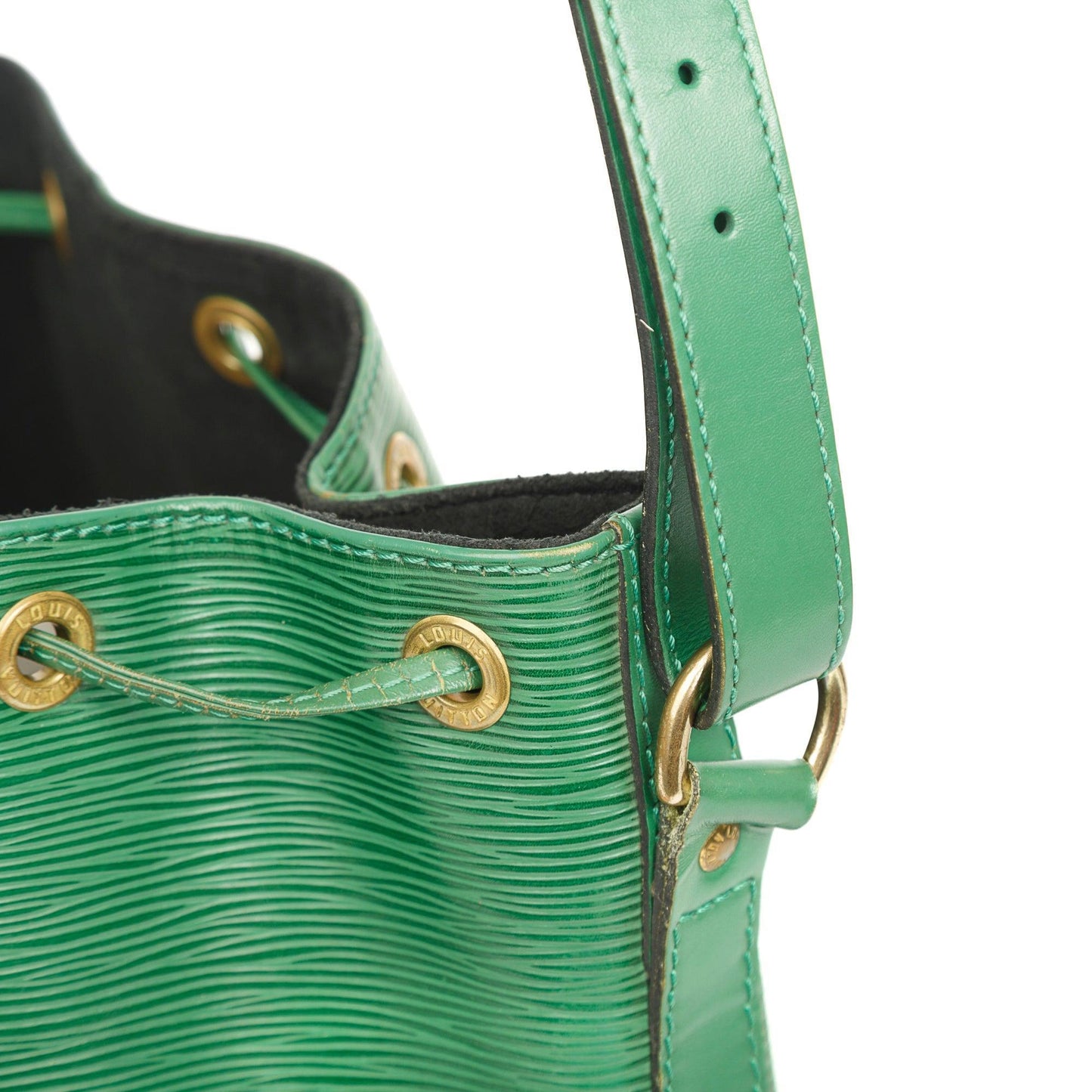 Louis Vuitton Vintage Green Epi Petit Noe Bag