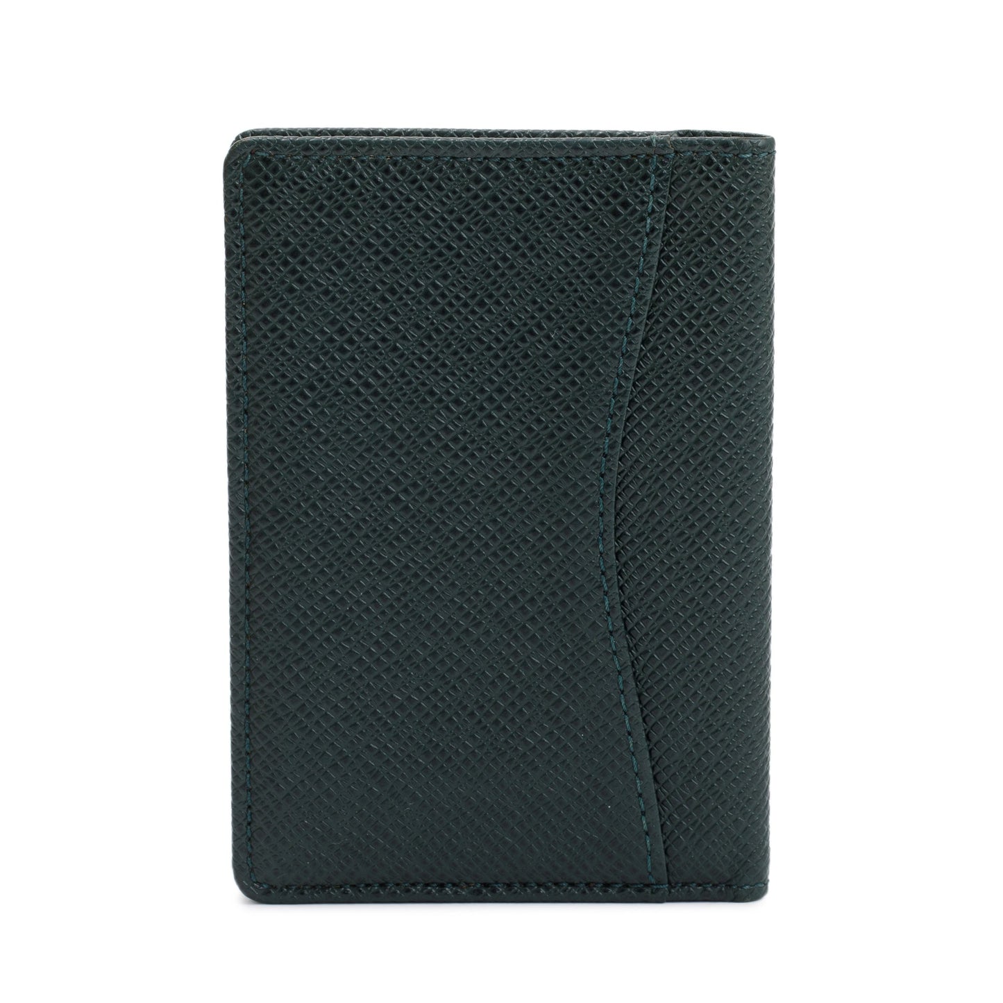 Louis Vuitton Vintage Green Taiga Leather Card Case