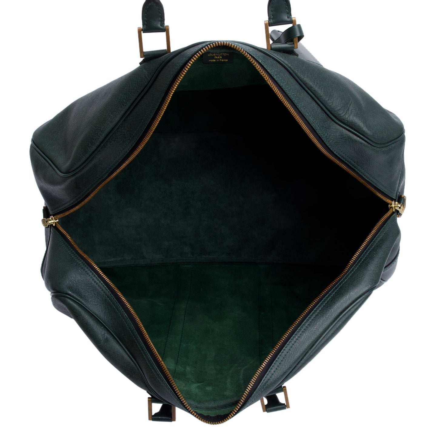 Louis Vuitton Vintage Green Taiga Leather Kendall GM