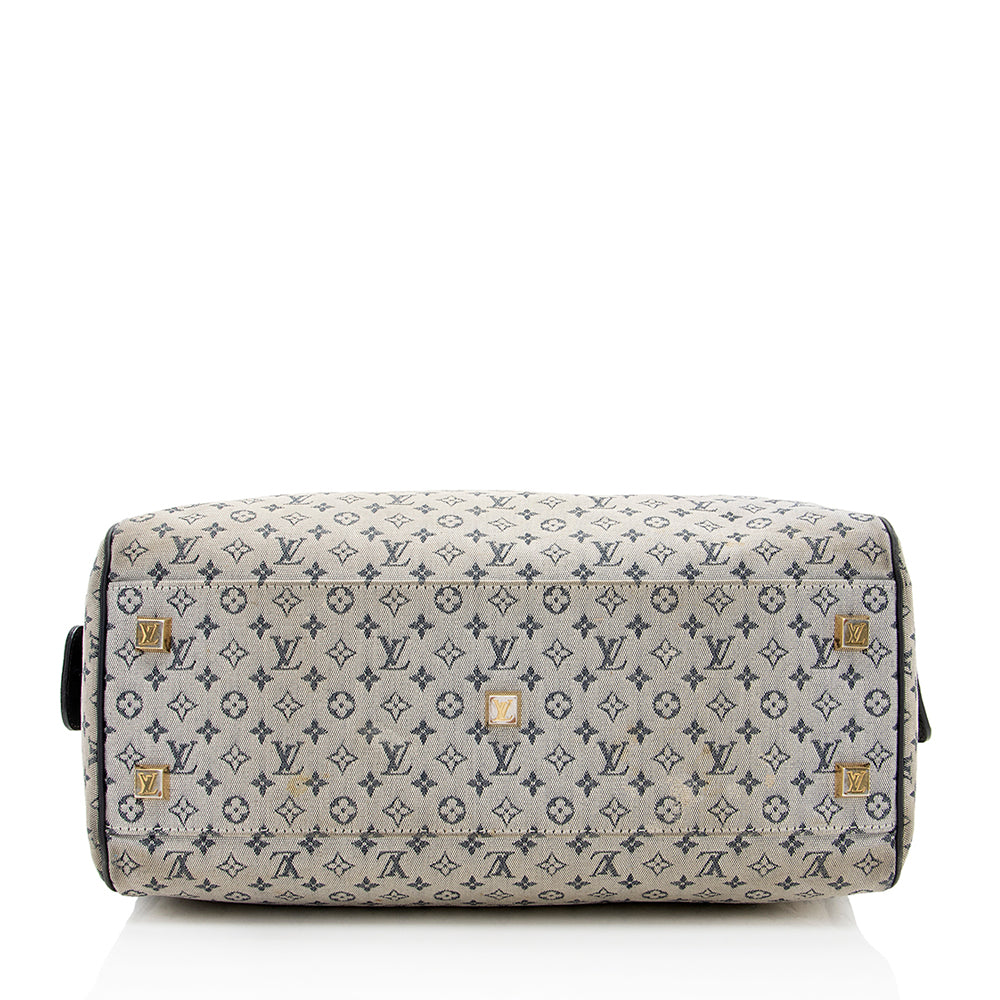 Louis Vuitton Vintage Mini Lin Josephine GM Satchel (SHF-19875)