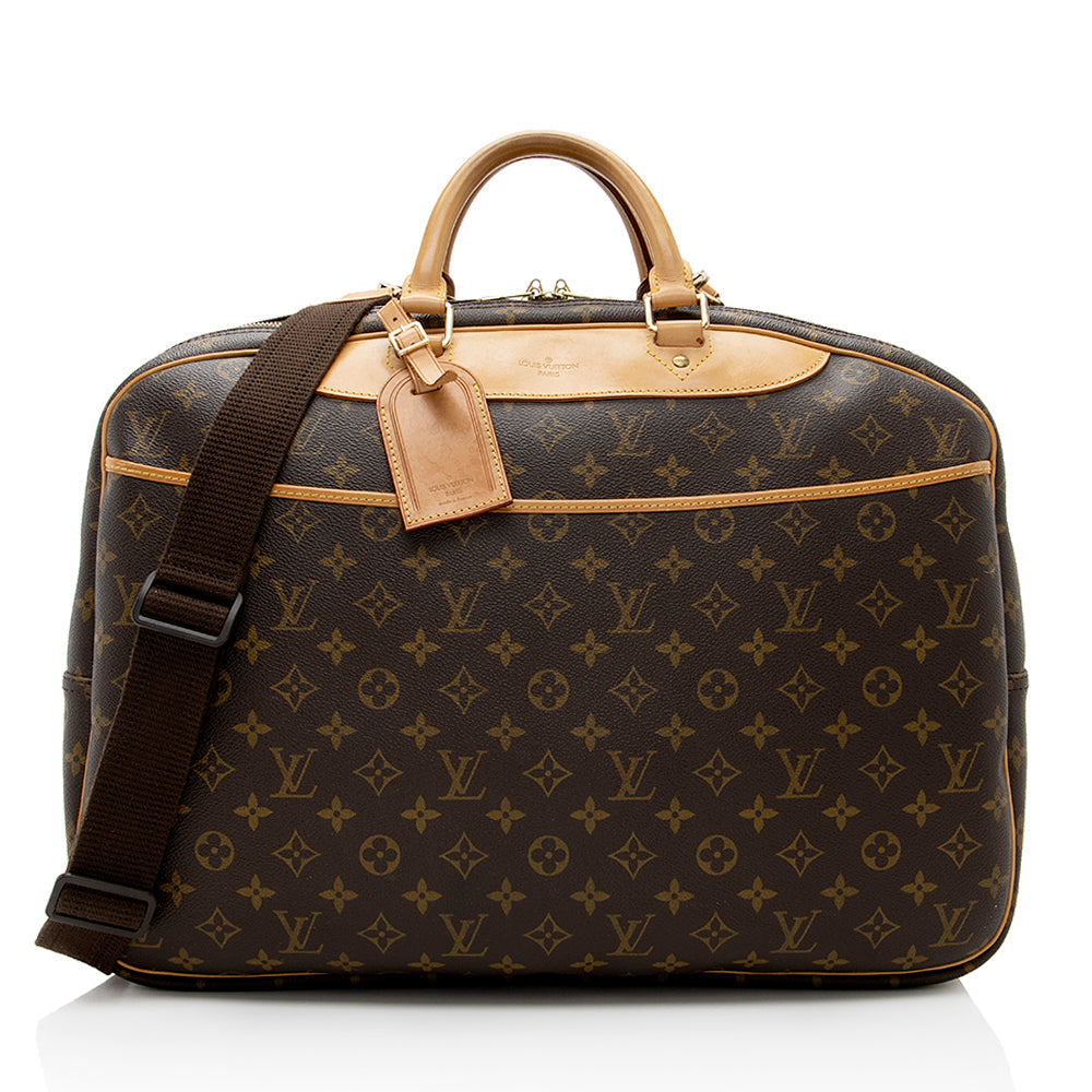 Louis Vuitton Vintage Monogram Canvas Alize 24 Heures Weekender (SHF-19876)