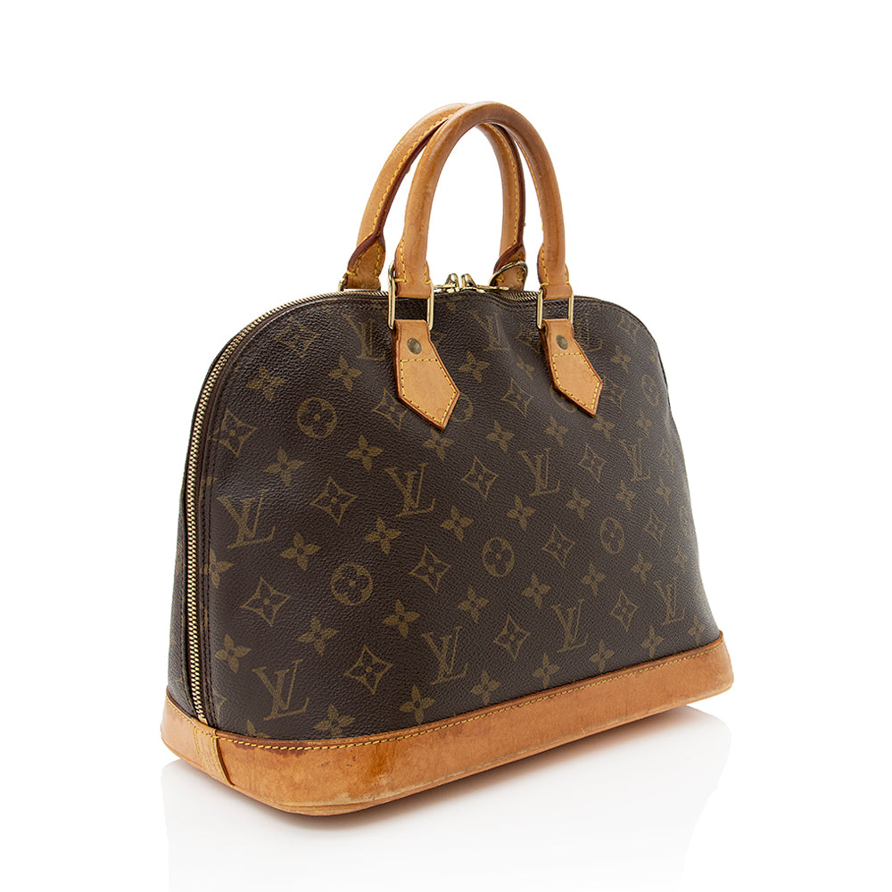 Louis Vuitton Vintage Monogram Canvas Alma PM Satchel - FINAL SALE (SHF-19668)
