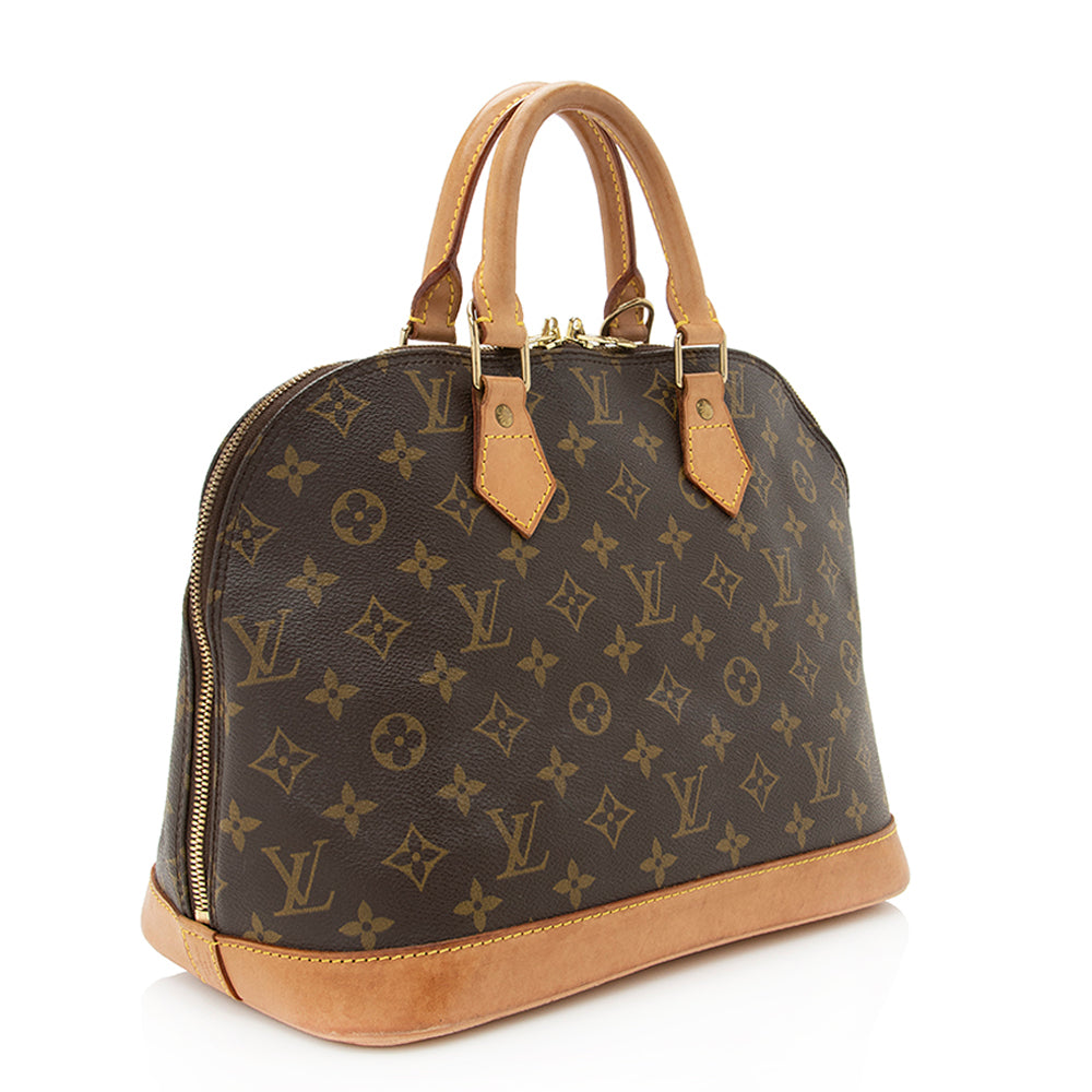 Louis Vuitton Vintage Monogram Canvas Alma PM Satchel - FINAL SALE (SHF-19751)