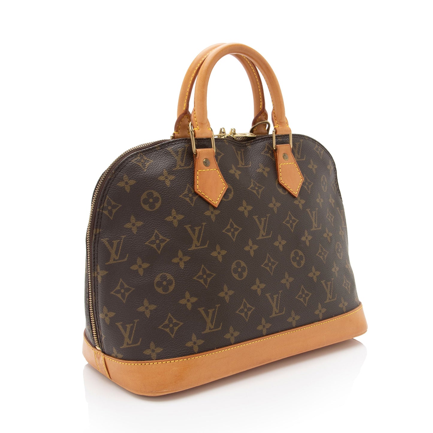 Louis Vuitton Vintage Monogram Canvas Alma PM Satchel (SHF-1flhkd)