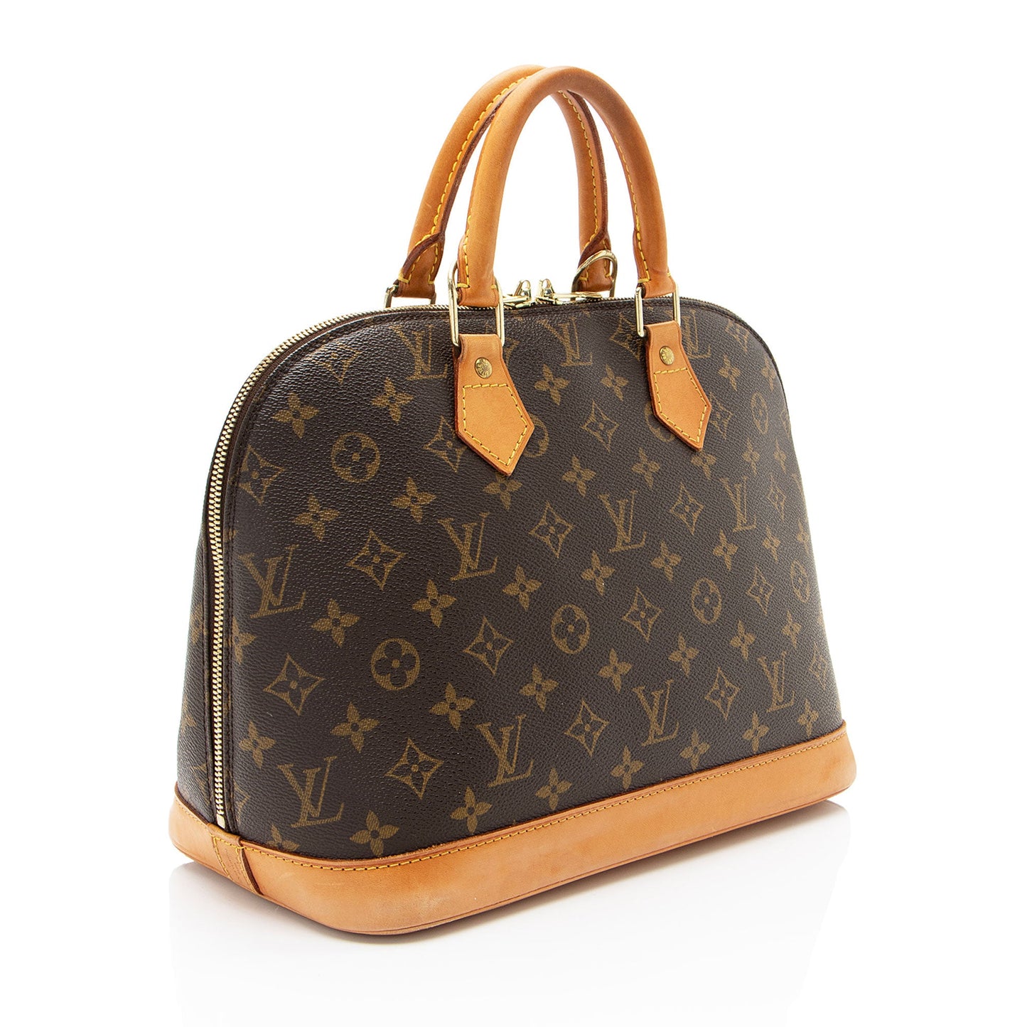 Louis Vuitton Vintage Monogram Canvas Alma PM Satchel (SHF-b9vTTc)