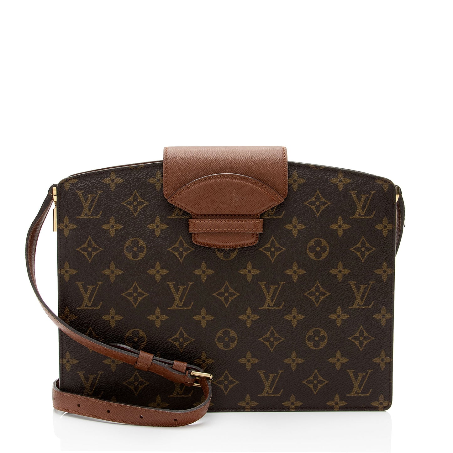 Louis Vuitton Vintage Monogram Canvas Courcelles Shoulder Bag (SHF-I2MY1k)