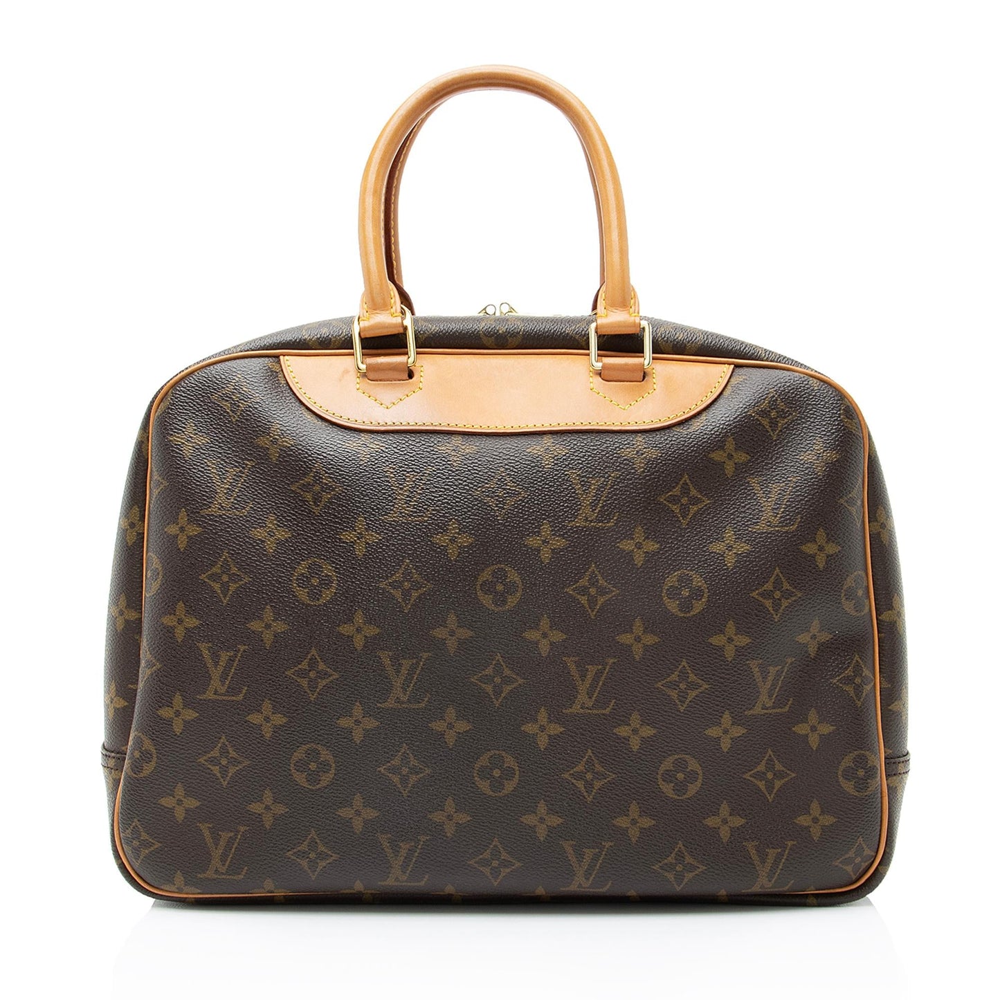Louis Vuitton Vintage Monogram Canvas Deauville Satchel (SHF-23165)