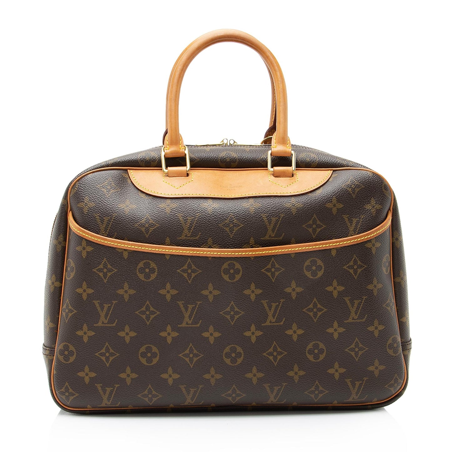Louis Vuitton Vintage Monogram Canvas Deauville Satchel (SHF-23165)