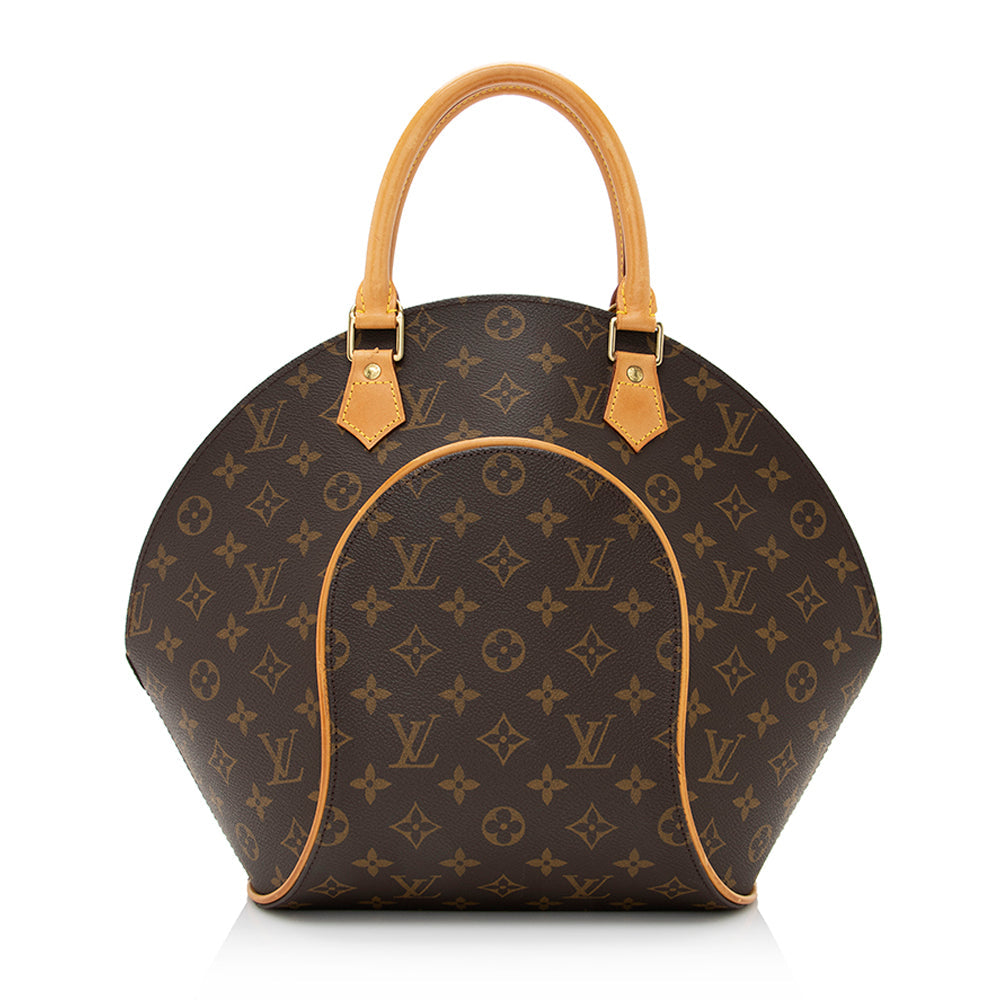 Louis Vuitton Vintage Monogram Canvas Ellipse MM Satchel (SHF-21224)