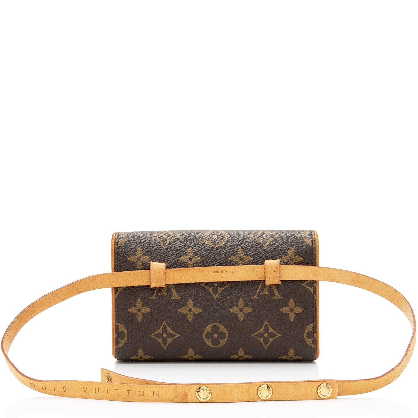 Louis Vuitton Vintage Monogram Canvas Florentine Pochette Belt Bag (SHF-2sx4C7)