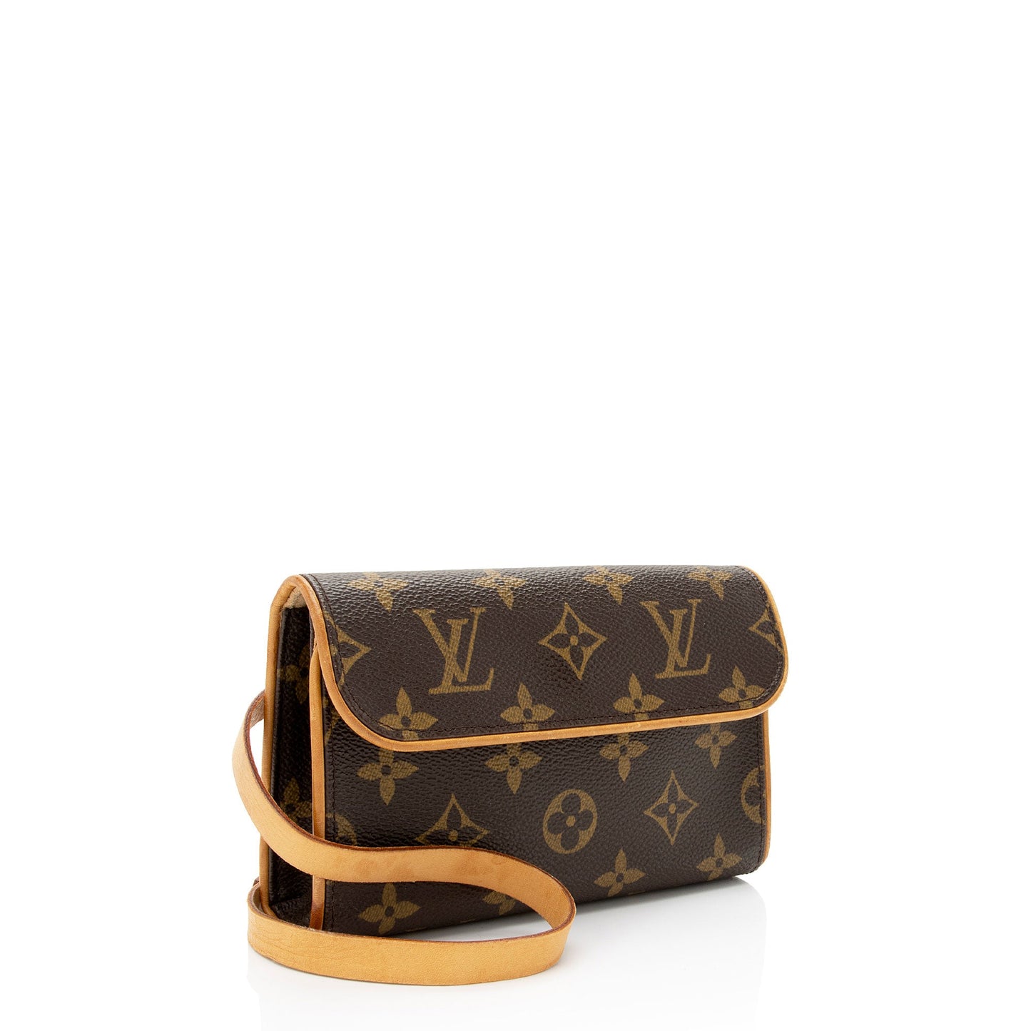 Louis Vuitton Vintage Monogram Canvas Florentine Pochette Belt Bag (SHF-2sx4C7)