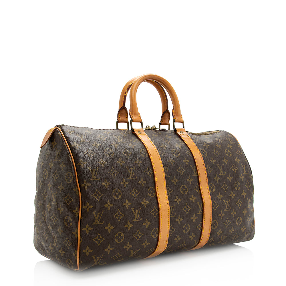 Louis Vuitton Vintage Monogram Canvas Keepall 45 Duffel Bag (SHF-20143)