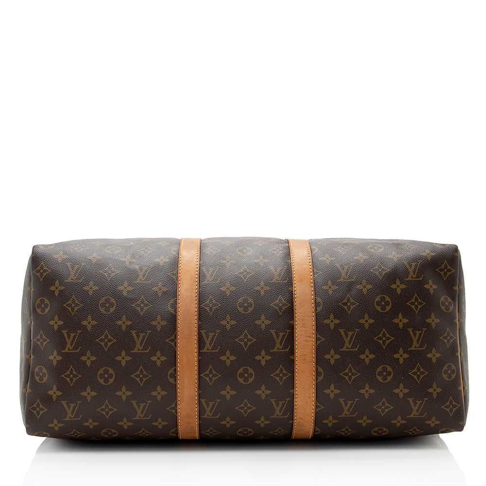 Louis Vuitton Vintage Monogram Canvas Keepall 50 Duffel Bag (SHF-21935)