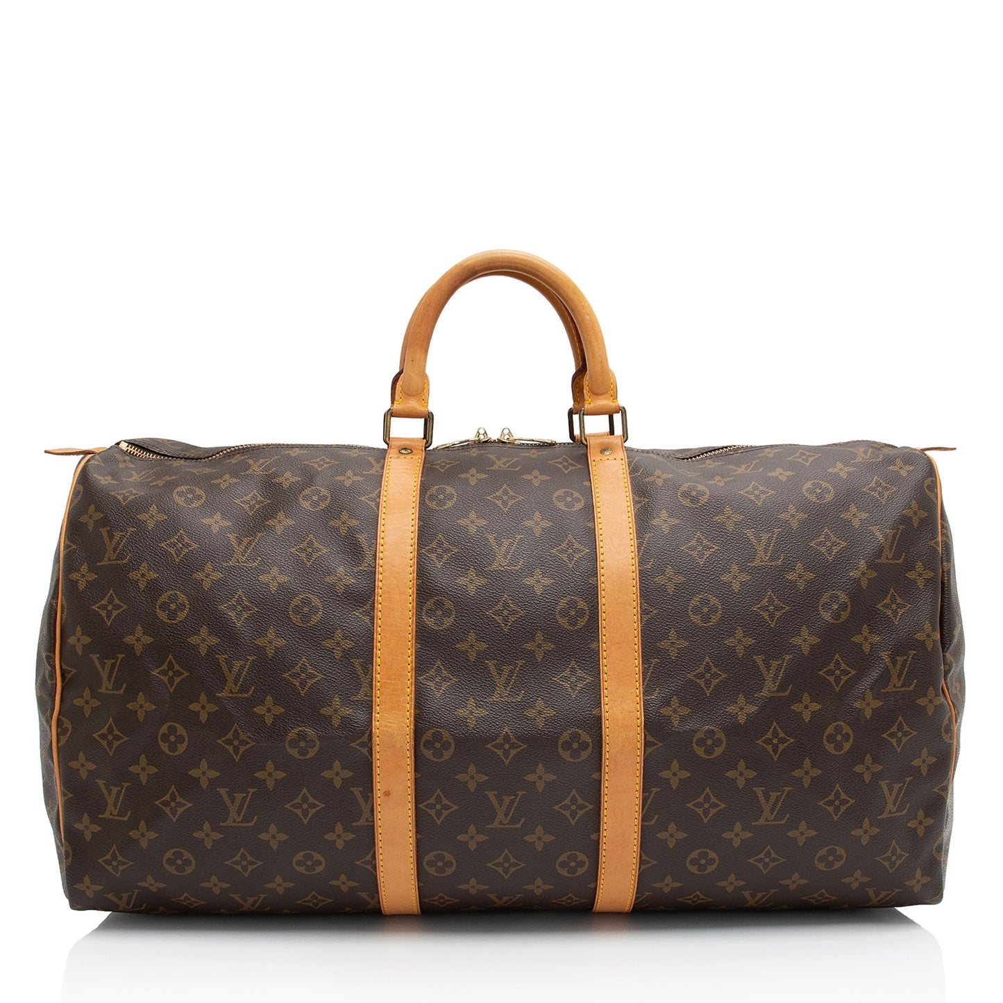 Louis Vuitton Vintage Monogram Canvas Keepall 55 Duffle Bag (SHF-V95Q6T)