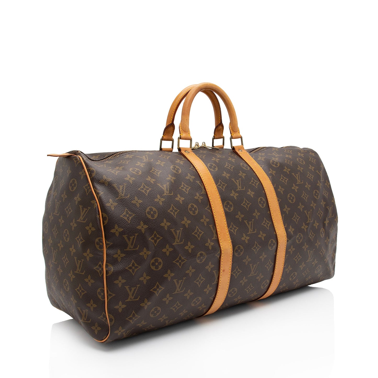 Louis Vuitton Vintage Monogram Canvas Keepall 55 Duffle Bag (SHF-V95Q6T)