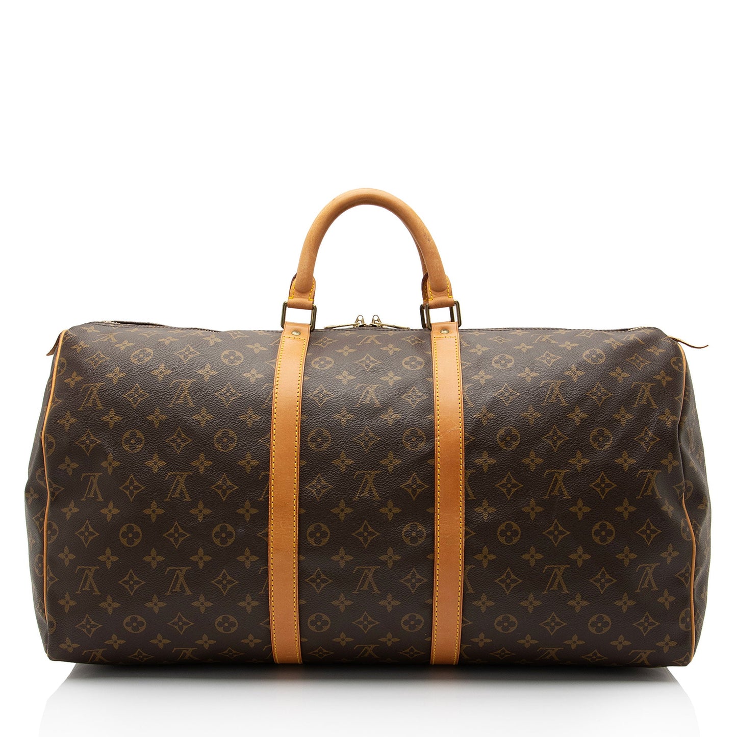 Louis Vuitton Vintage Monogram Canvas Keepall 55 Duffle Bag (SHF-4cGeiE)