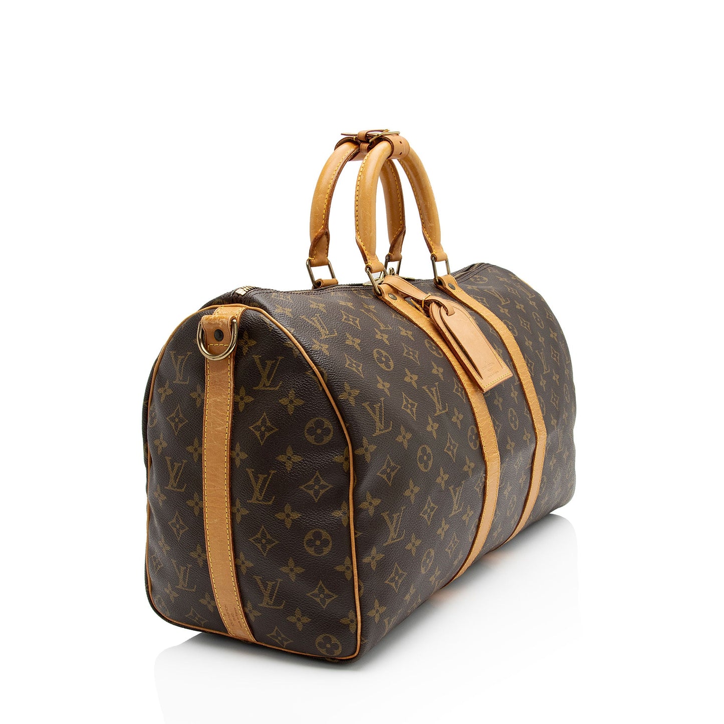 Louis Vuitton Vintage Monogram Canvas Keepall Bandouliere 45 Duffle Bag (SHF-eLIEgI)