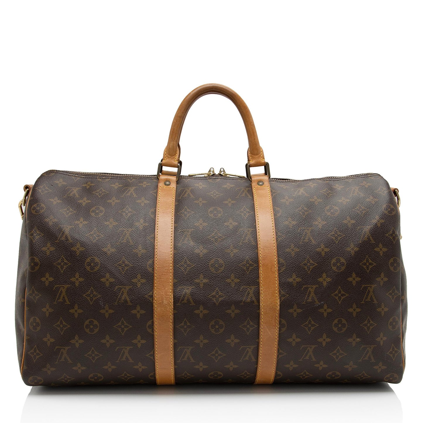 Louis Vuitton Vintage Monogram Canvas Keepall Bandouliere 50 Duffle Bag (SHF-RB8b0U)
