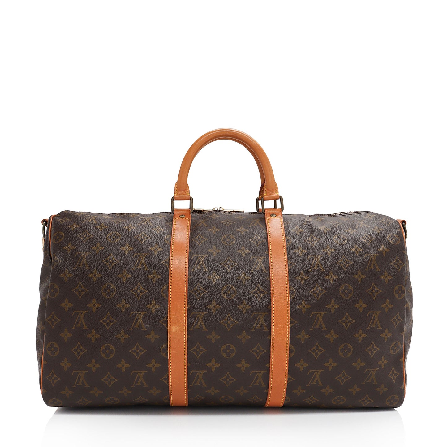 Louis Vuitton Vintage Monogram Canvas Keepall Bandouliere 50 Duffle Bag (SHF-vjjT94)