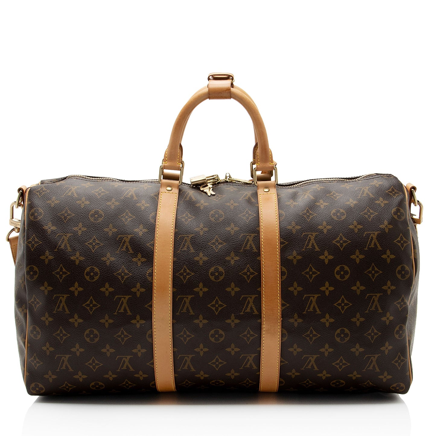 Louis Vuitton Vintage Monogram Canvas Keepall Bandouliere 50 Duffle Bag (SHF-s1qS6I)