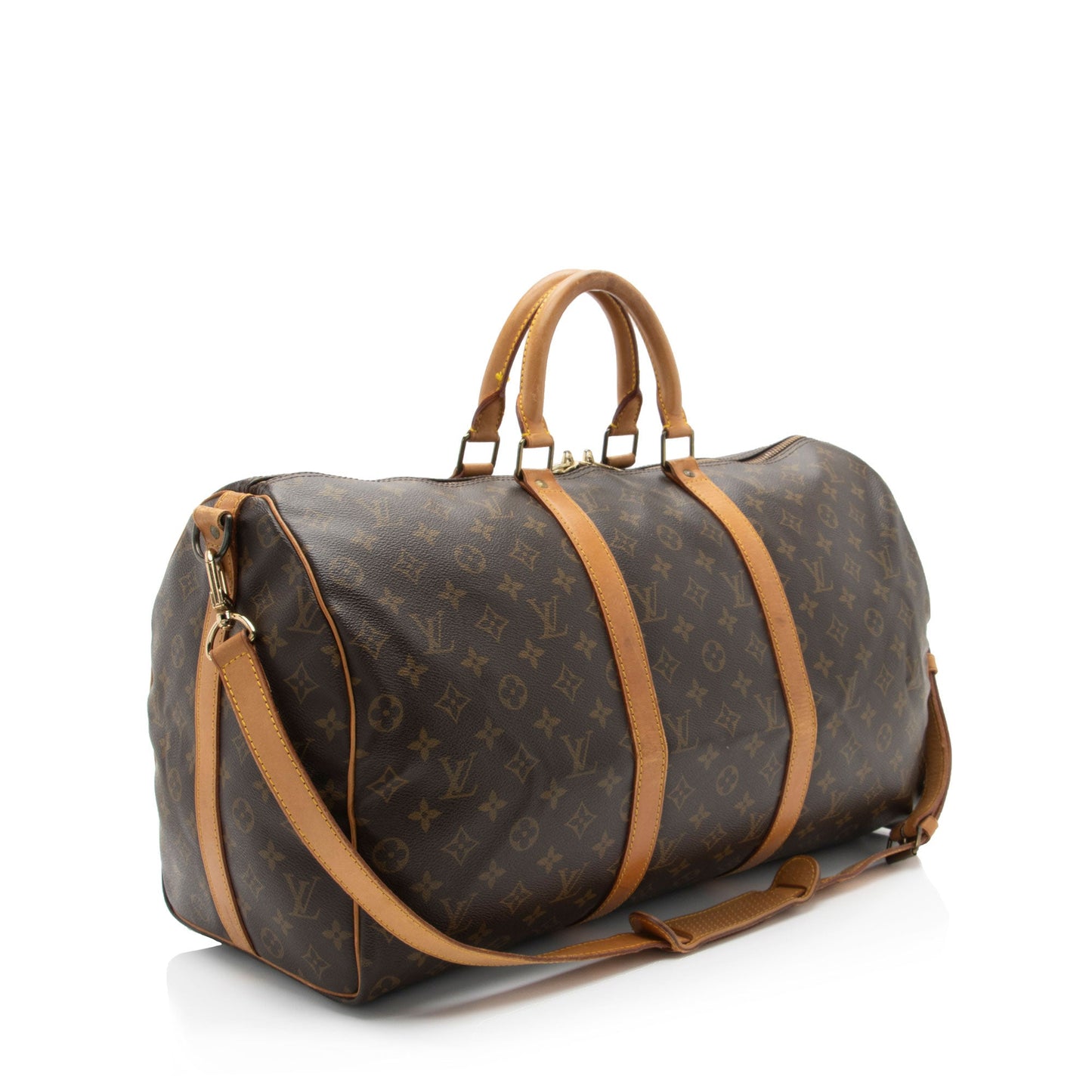 Louis Vuitton Vintage Monogram Canvas Keepall Bandouliere 50 Duffle