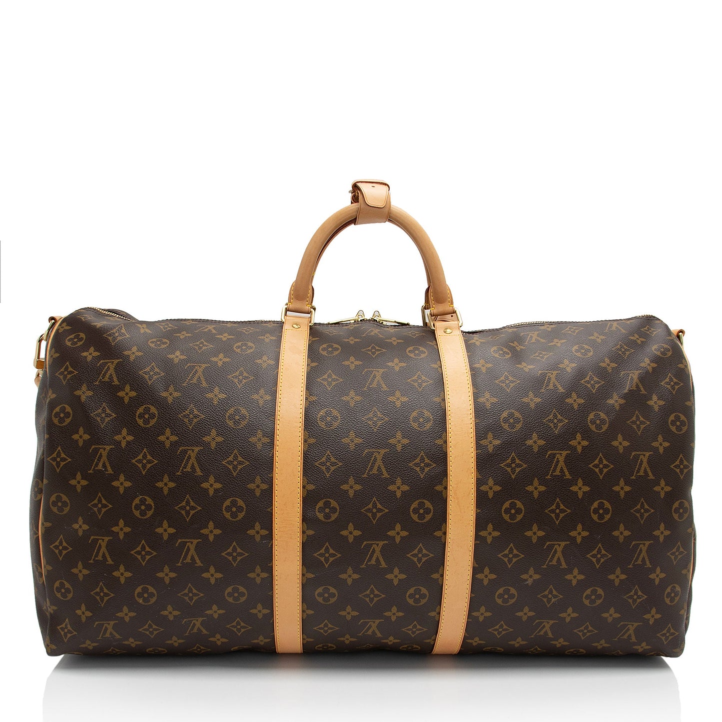 Louis Vuitton Vintage Monogram Canvas Keepall Bandouliere 60 Duffle Bag (SHF-2g6q76)