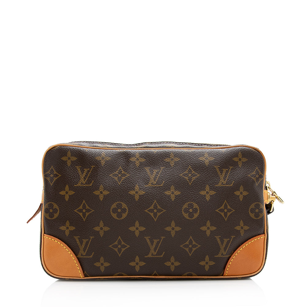 Louis Vuitton Vintage Monogram Canvas Marly Dragonne GM Clutch (SHF-21169)