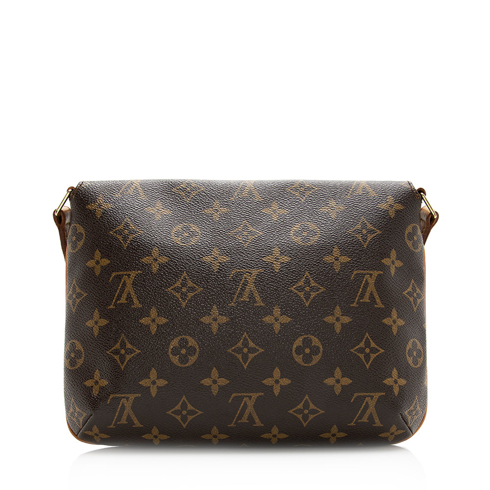 Louis Vuitton Vintage Monogram Canvas Musette Tango Shoulder Bag (SHF-20339)