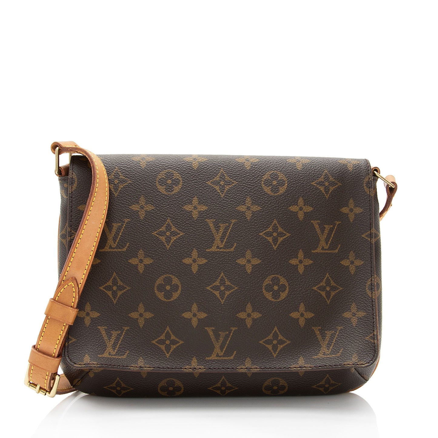 Louis Vuitton Vintage Monogram Canvas Musette Tango Shoulder Bag (SHF-RSn9Bq)