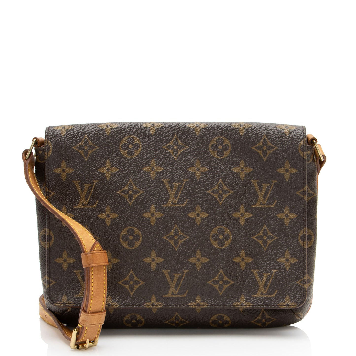 Louis Vuitton Vintage Monogram Canvas Musette Tango Shoulder Bag (SHF-1tVxAu)