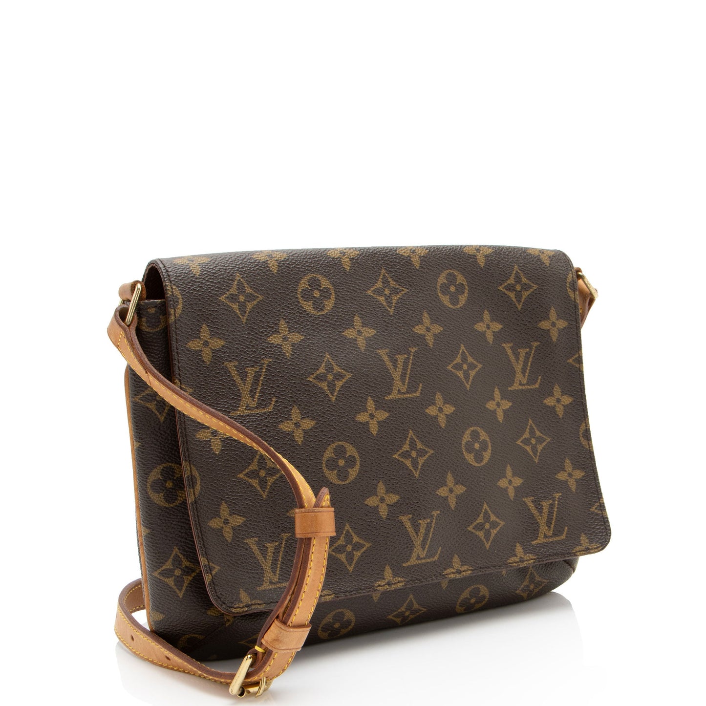 Louis Vuitton Vintage Monogram Canvas Musette Tango Shoulder Bag (SHF-1tVxAu)
