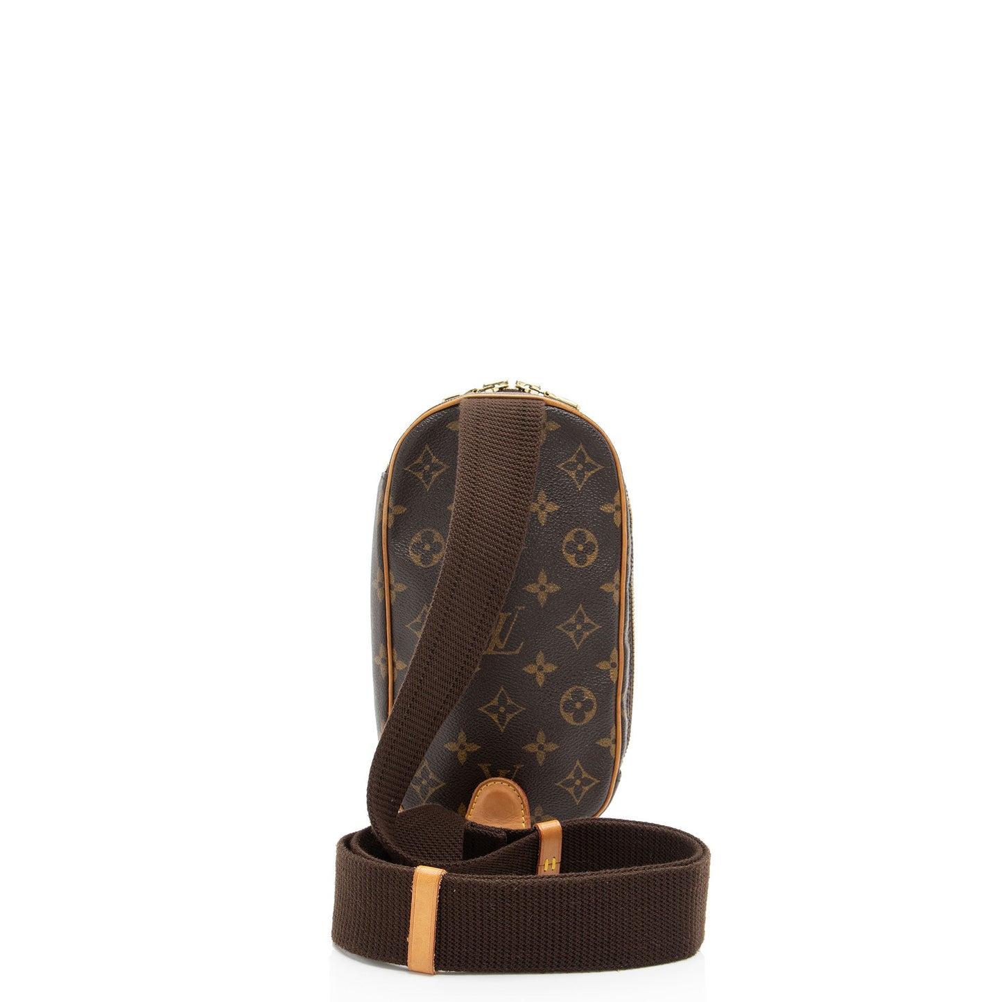 Louis Vuitton Vintage Monogram Canvas Pochette Gange Sling Bag (SHF-3940G2)