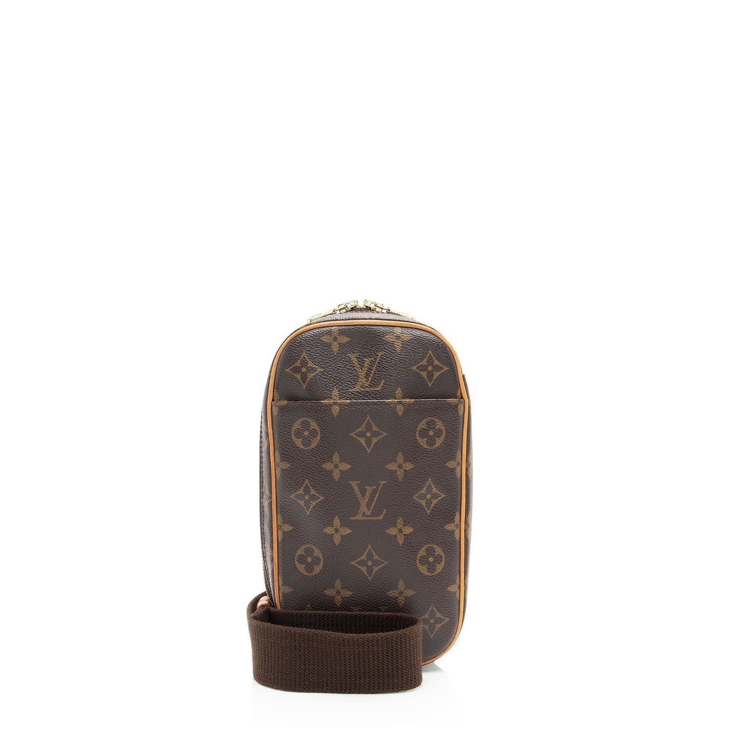 Louis Vuitton Vintage Monogram Canvas Pochette Gange Sling Bag (SHF-3940G2)