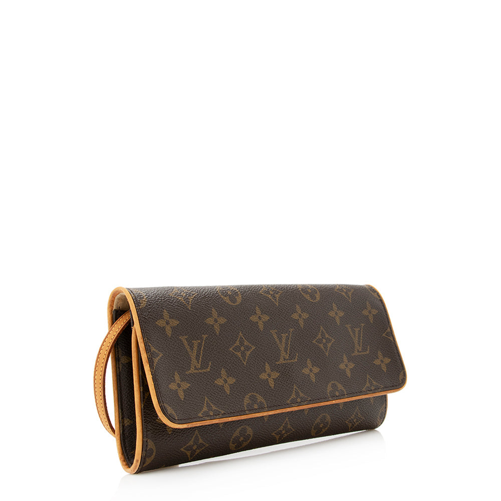 Louis Vuitton Vintage Monogram Canvas Pochette Twin GM Shoulder Bag (SHF-sPqK9d)
